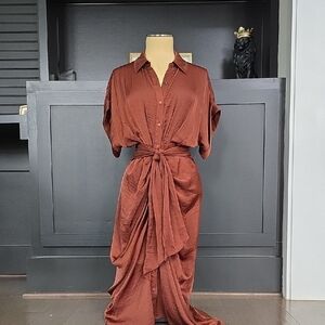 Steve Madden Rust Maxi Dress